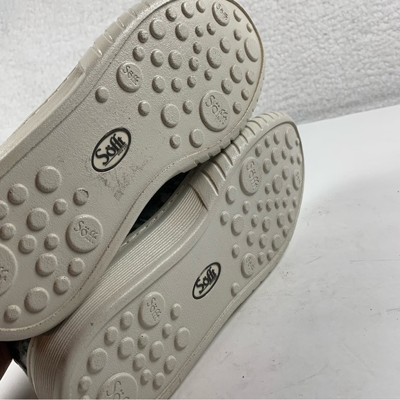 Sofft Pavina Sweater Knot Slip On Sneakers 8.5‎ M Gray Leopard Shoes NWOB 7224 - Picture 9 of 10